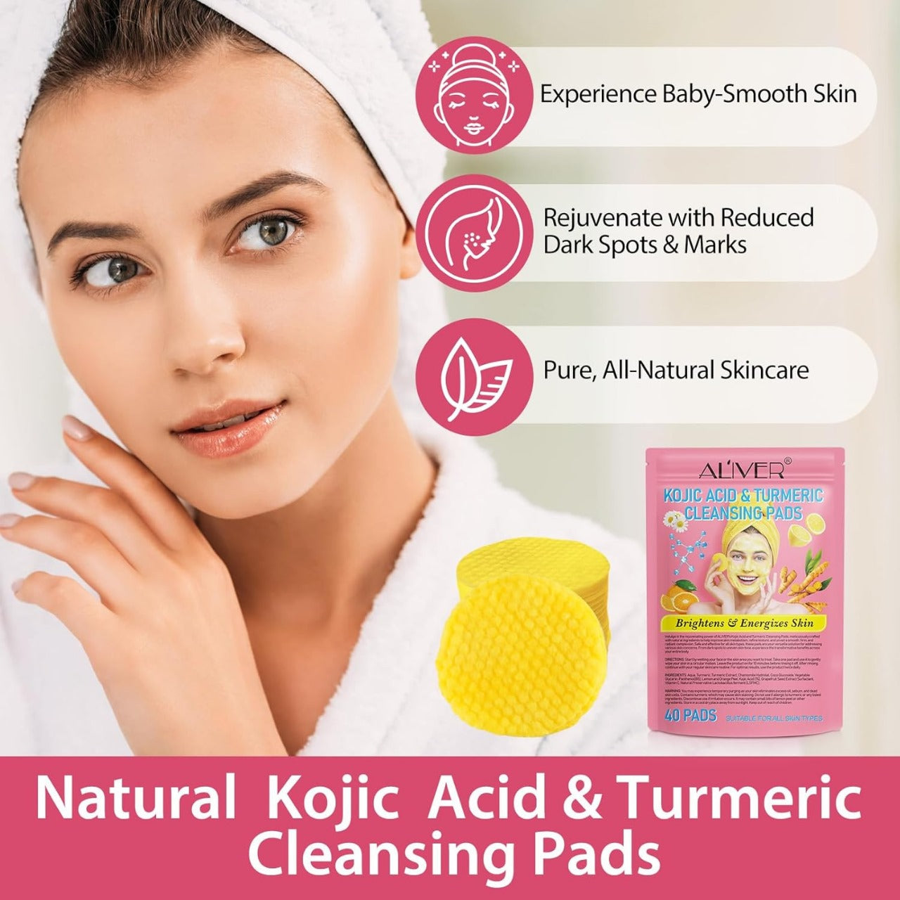 Turmeric Acid Cleaning Pads (Original)