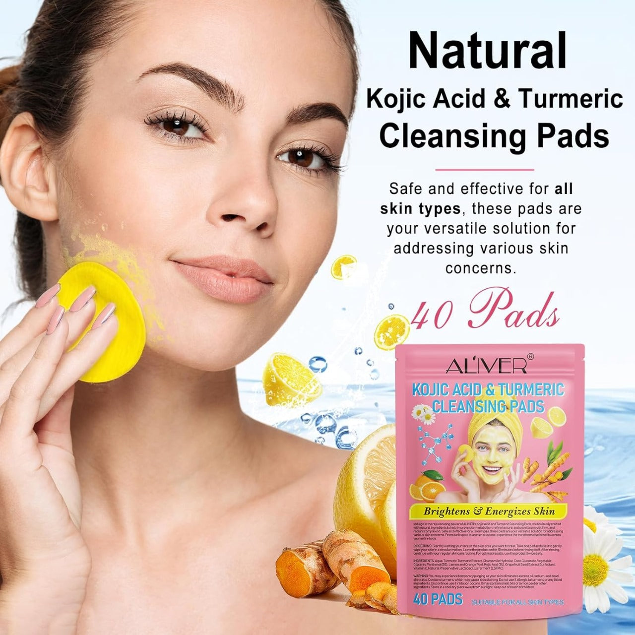 Turmeric Acid Cleaning Pads (Original)