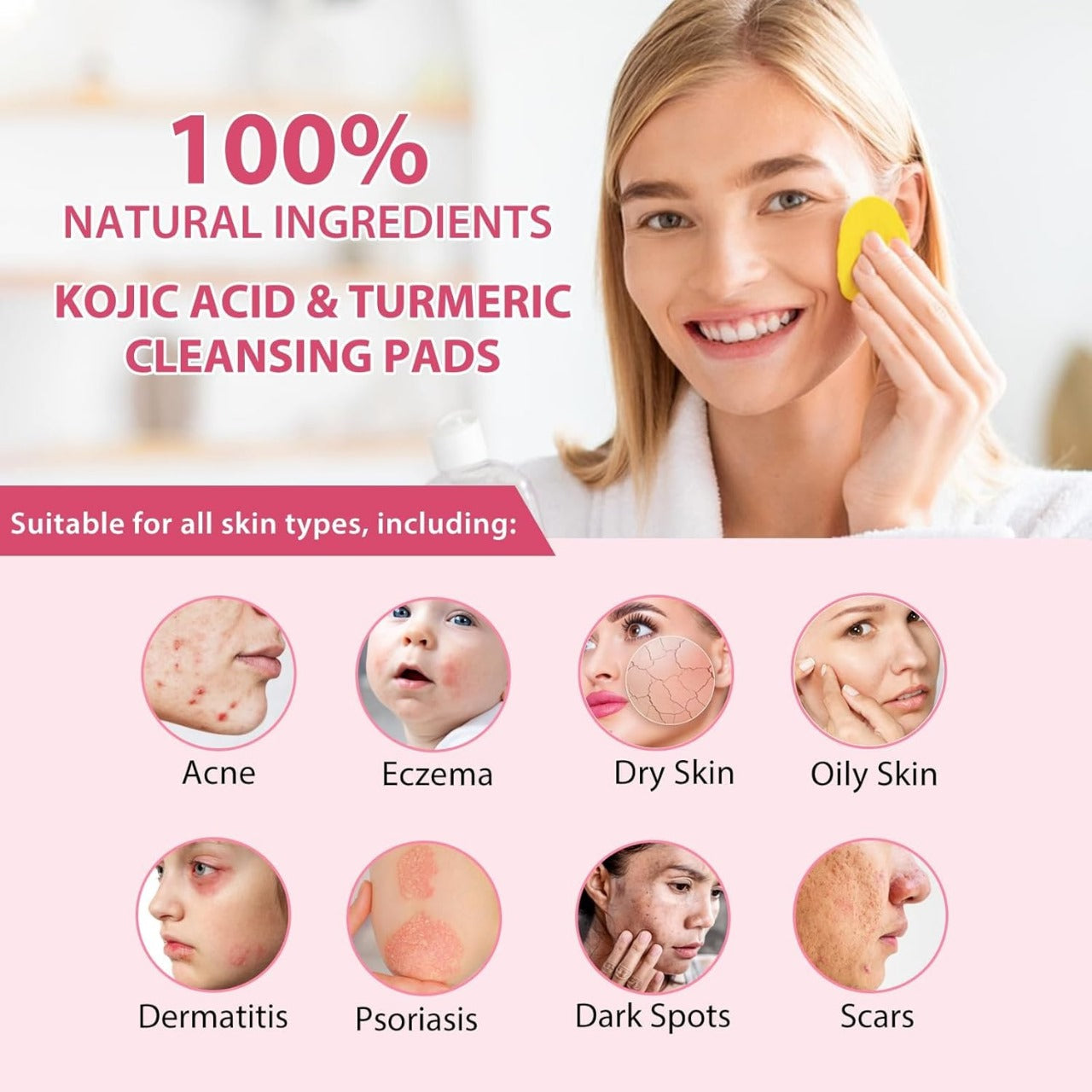Turmeric Acid Cleaning Pads (Original)